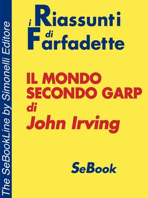 cover image of Il mondo secondo Garp di John Irving - RIASSUNTO